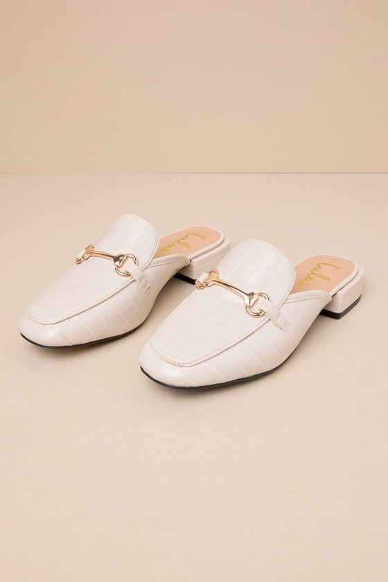 Ranae Black Slide-On Loafers