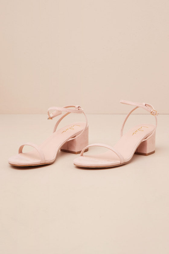 Julie White Ankle Strap Heels