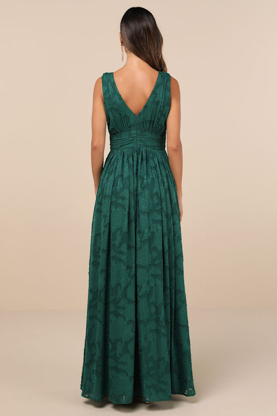 Sweet Sophistication Light Blue Burnout Floral Maxi Dress