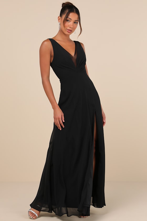Simply Immaculate Dark Purple Backless Maxi Dress