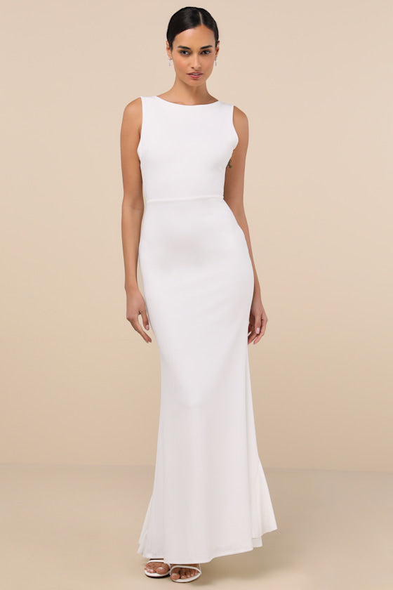 Exquisite Refinement Black Backless Bow Ruffled Maxi Dress