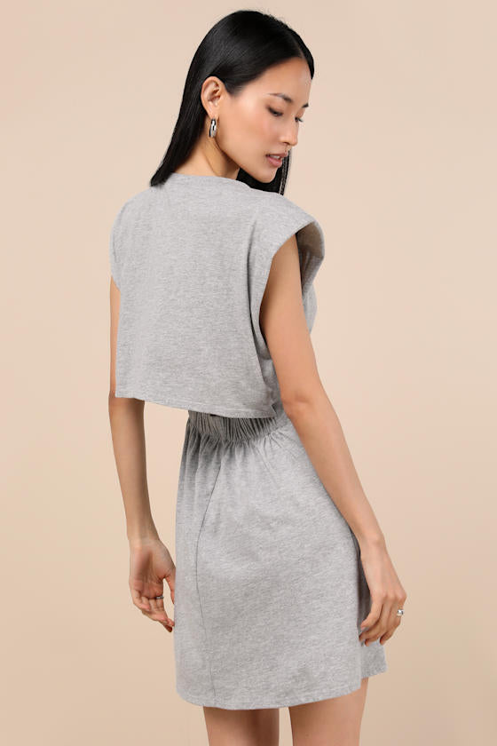 Feelin' Confident Navy Blue Cutout Mini Shirt Dress