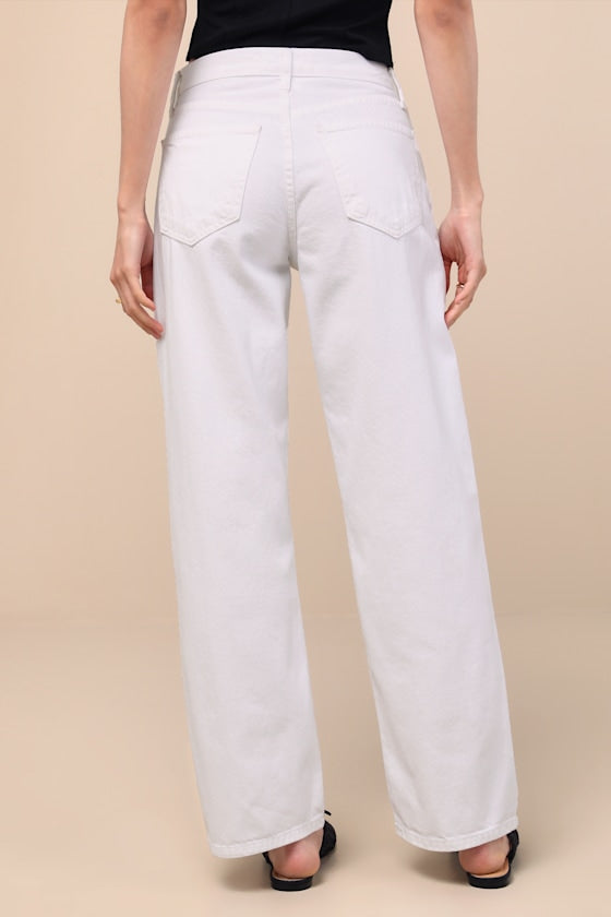 Everyday Coolness Light Wash High-Rise Straight-Leg Jeans