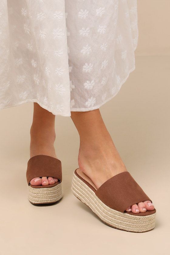 O'Ahu 2 White Espadrille Platforms