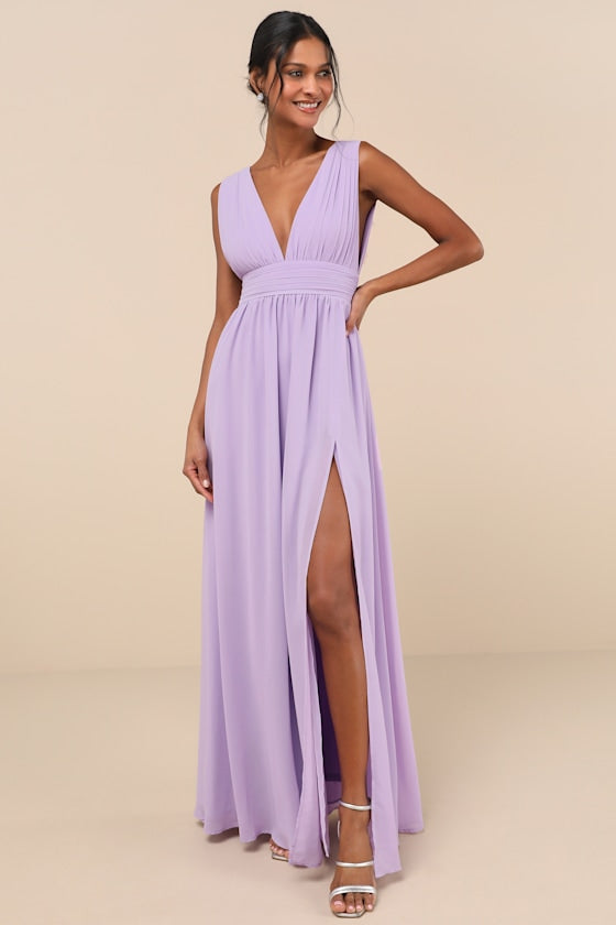 Heavenly Hues Pale Yellow Maxi Dress