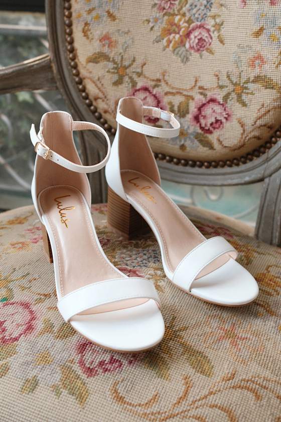 Harper Black Suede Ankle Strap Heels