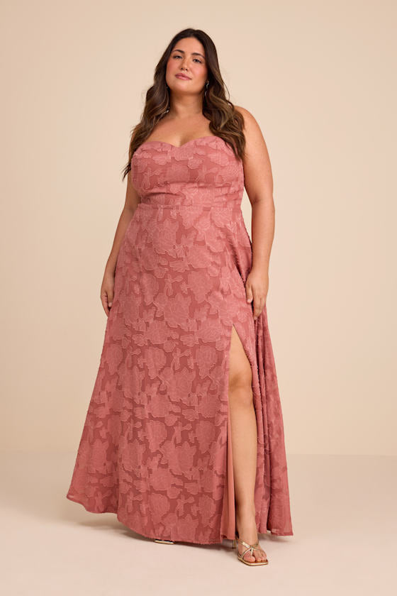 Garden of Romance White Burnout Maxi Dress