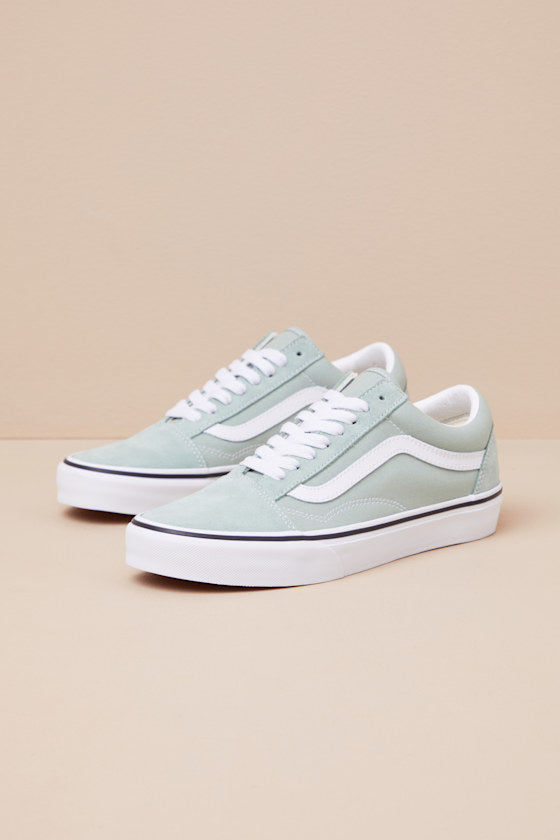 Old Skool Pure Grey Lace-Up Sneakers
