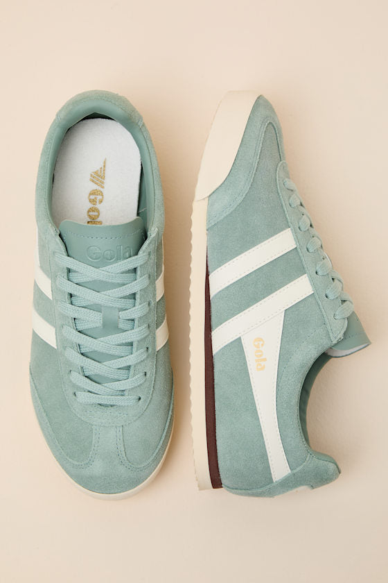 Apollo Navy and Air Suede Lace-Up Sneakers