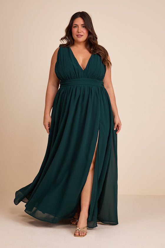 Heavenly Hues Pink Floral Maxi Dress