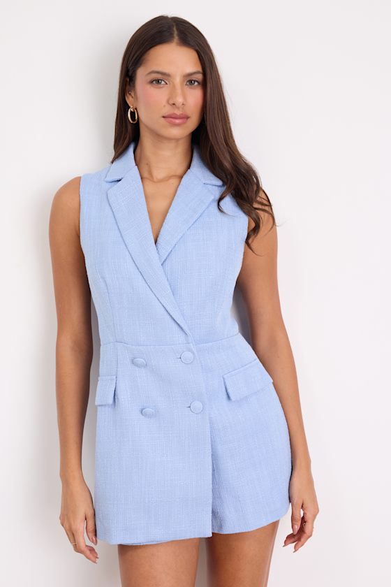 Kianne Blue Striped Cutout Tie-Back Midi Dress