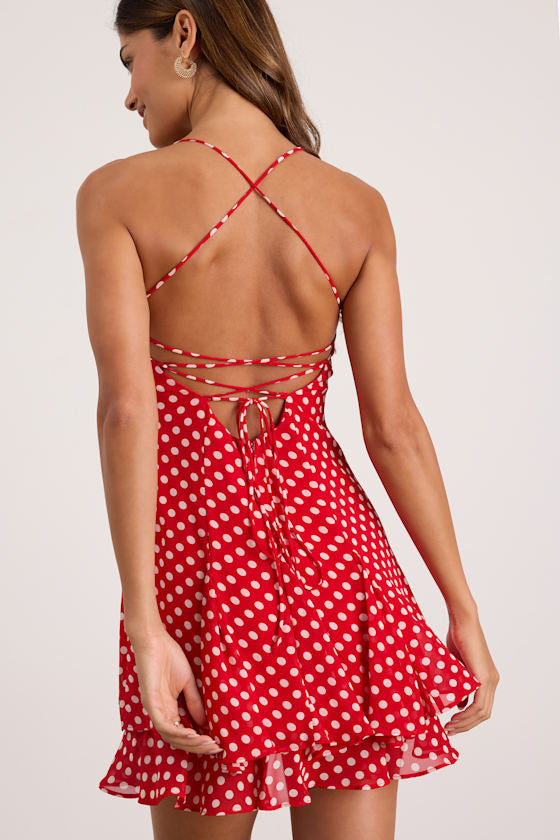 Perfected Sweetness Brown Pleated Tiered Mini Dress