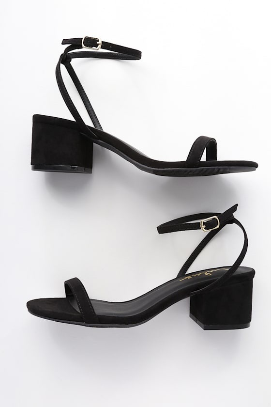 Julie Light Nude Suede Ankle Strap Heels
