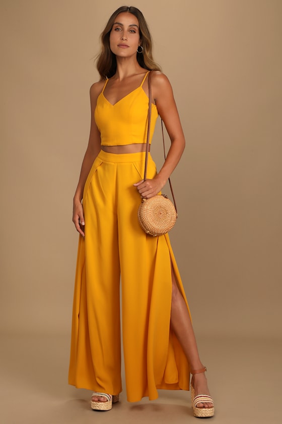 Out Tonight Sage Green Two-Piece Jumpsuit