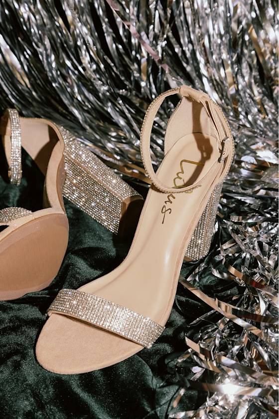 Taylor Ivory Satin Ankle Strap Heels