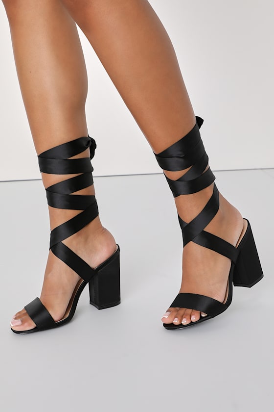 Alta Orchid Suede Lace-Up Heels
