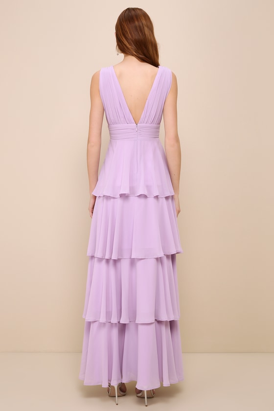Amazing Evening Hunter Green Tiered Maxi Dress