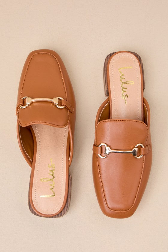Ranae Black Slide-On Loafers
