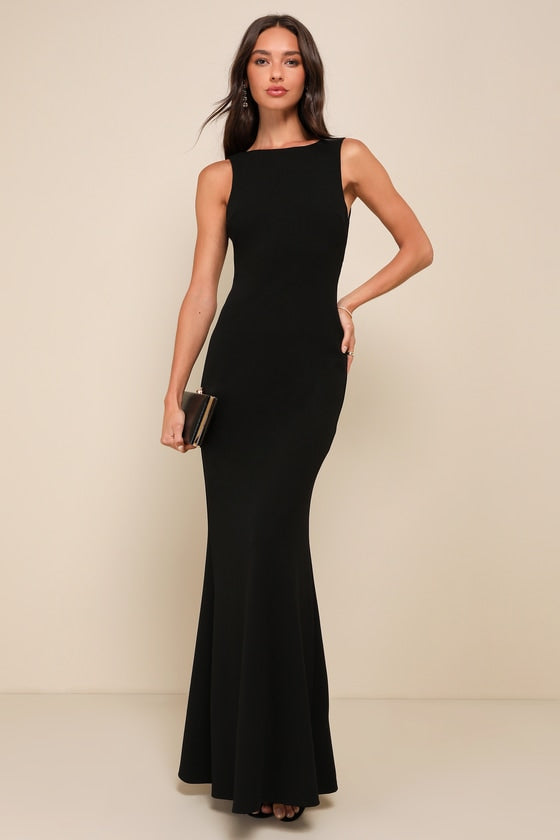 Love In Your Eyes Hunter Green Knotted Mermaid Maxi Dress