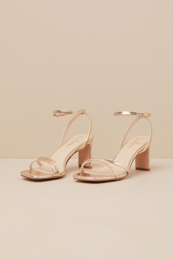Loxley White Satin Ankle Strap High Heel Sandals