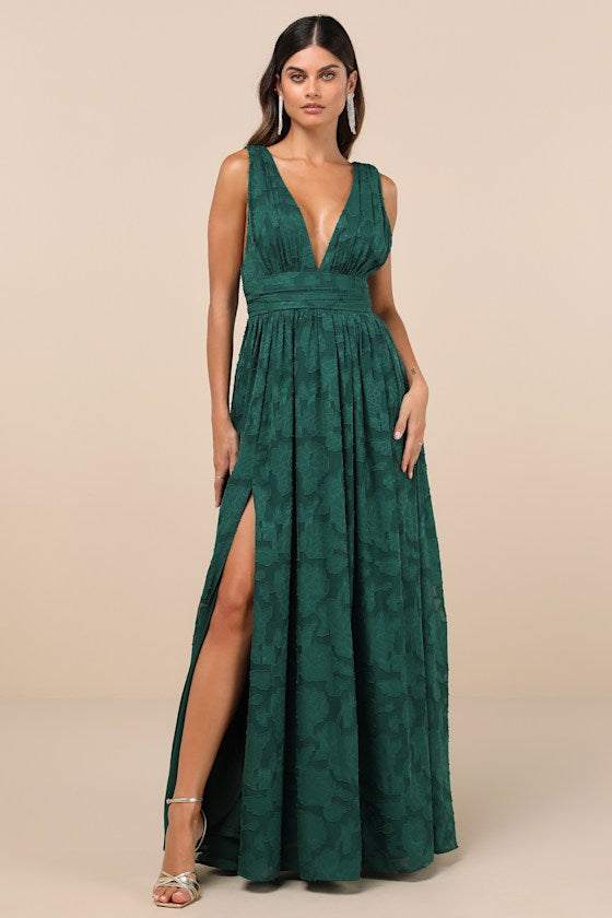 Sweet Sophistication Light Blue Burnout Floral Maxi Dress