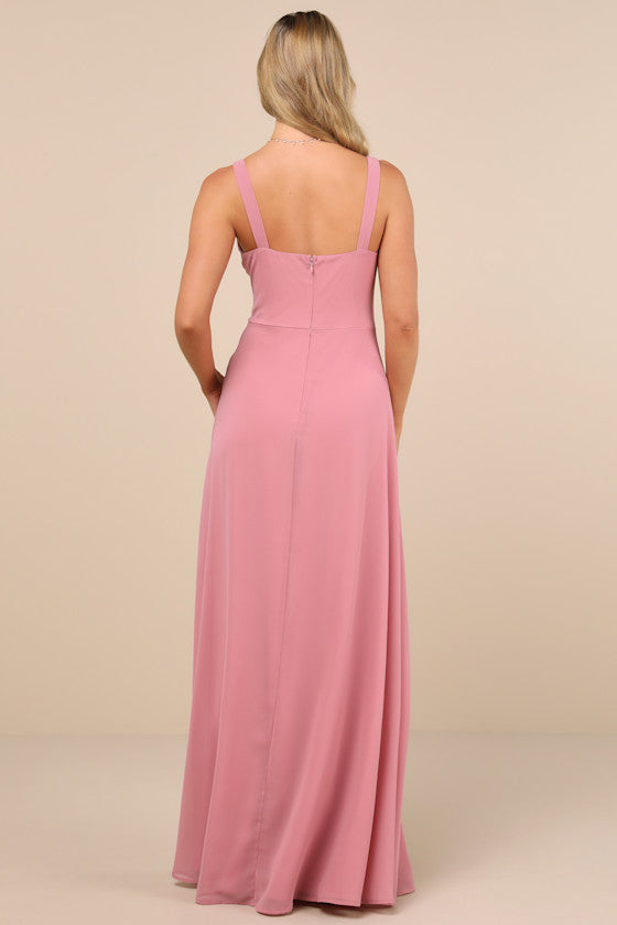 Remarkable Arrival Sage Brush Sleeveless Maxi Dress