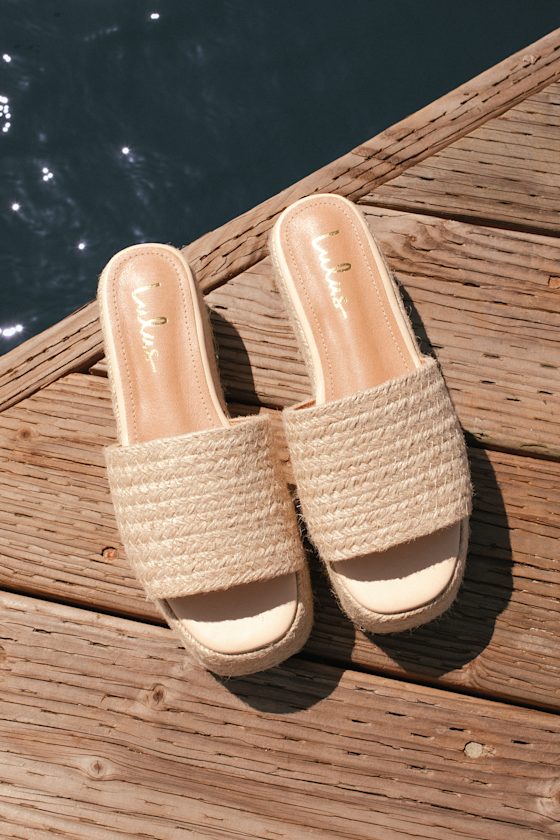 O'Ahu 2 White Espadrille Platforms