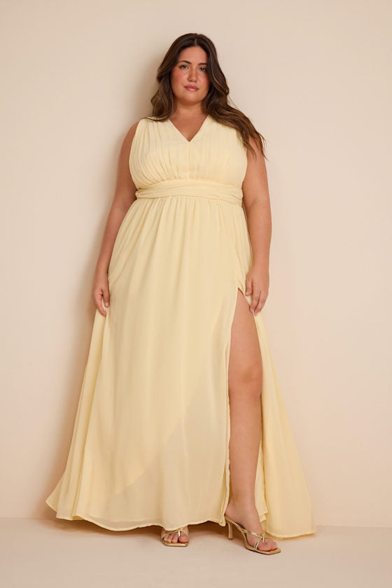 Heavenly Hues Sage Brush Maxi Dress