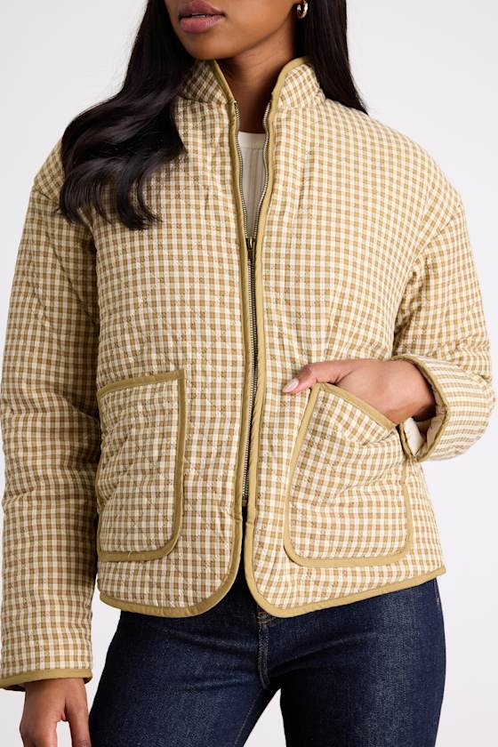 Bundled Perfection Burgundy Floral Quilted Puffer Jacket