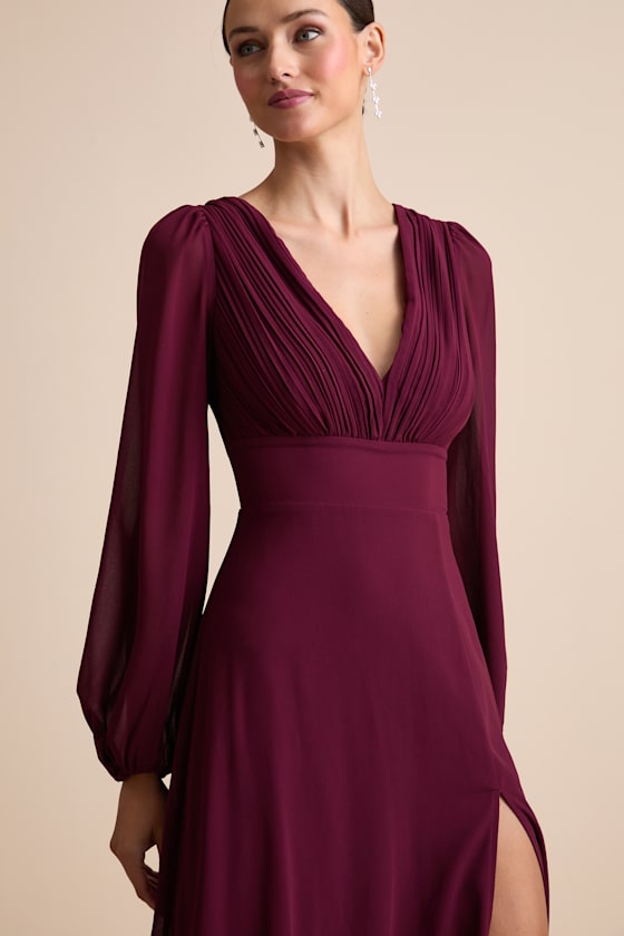 Marvelous Affair Navy Blue Pleated Lace-Up Maxi Dress