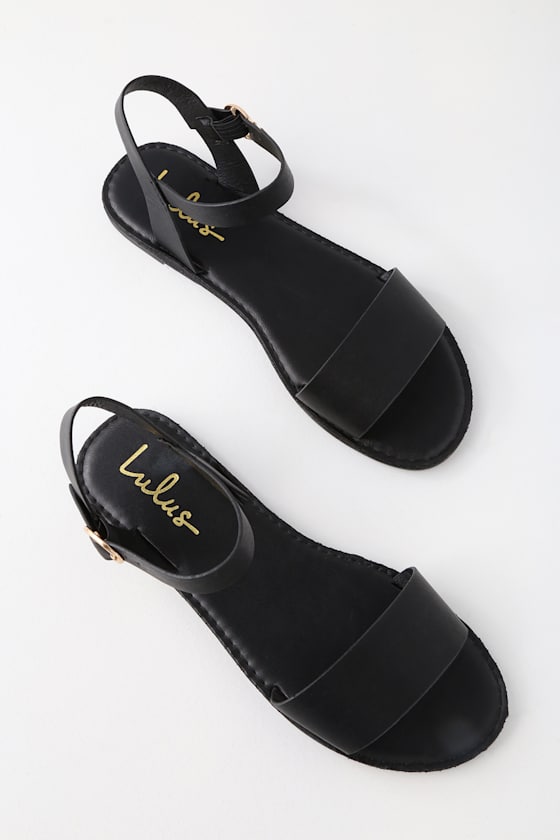 Hearts and Hashtags Tan Flat Sandals