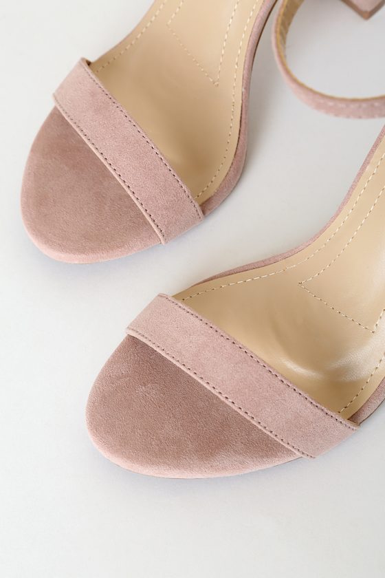 Taylor Ivory Satin Ankle Strap Heels