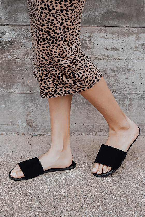 Addison Natural Slide Sandals