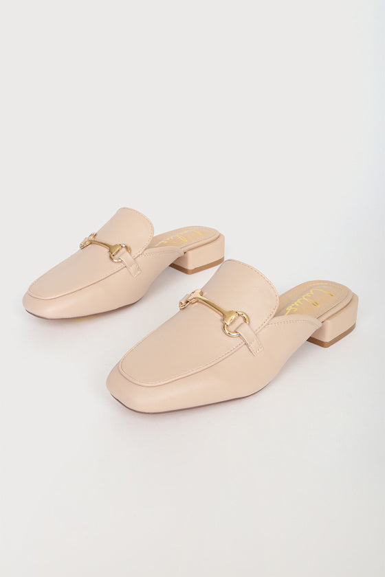Ranae Black Slide-On Loafers