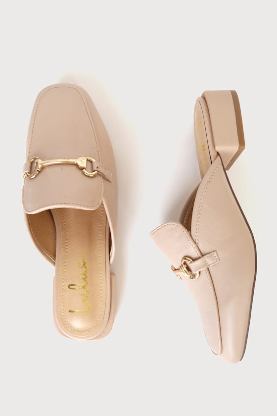 Ranae Black Slide-On Loafers