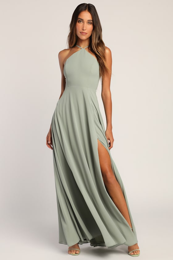 Absolutely Breathtaking Light Yellow Maxi Dress