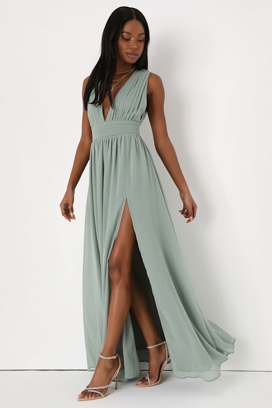 Heavenly Hues Blush Maxi Dress